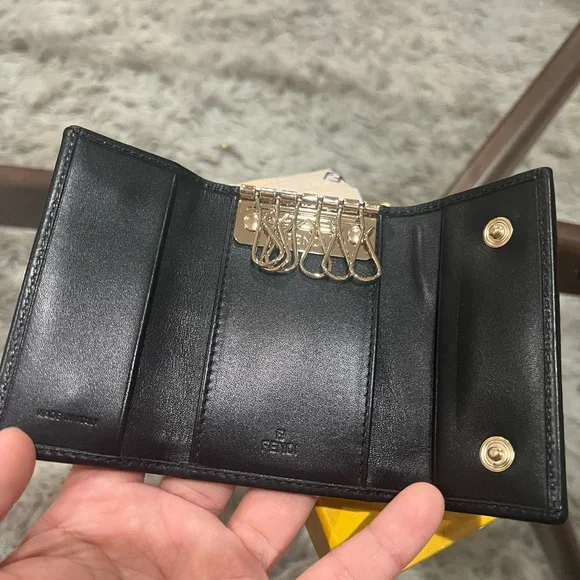 Fendi Zucca CLASSIC MONIGRAM Card Holder Key pouch BNIB - Picture 3 of 5